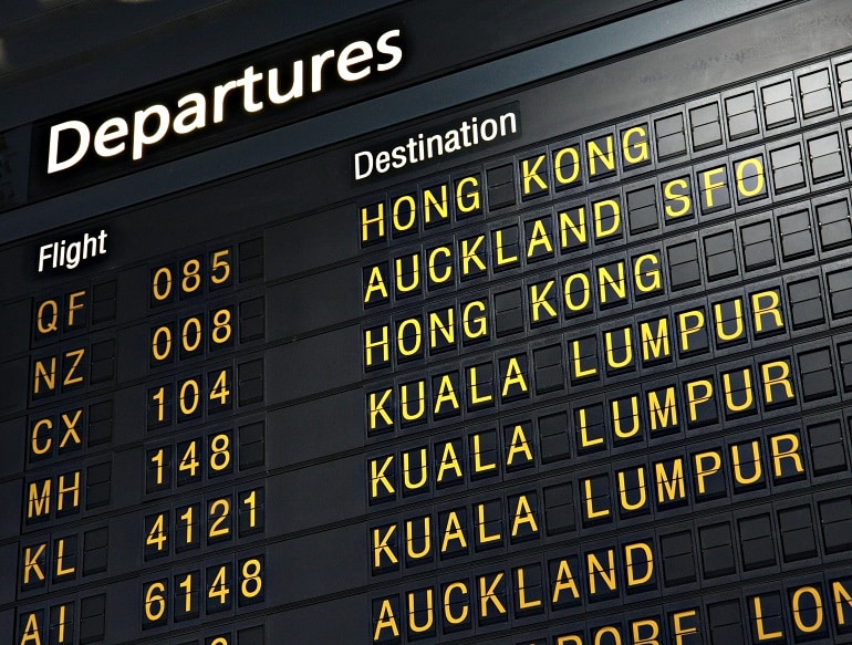 Airport,Departure,Board travel agents database